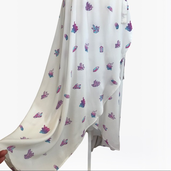 Wildfox Wrap Allover Print Women’s Maxi Dress -S/M - Picture 7 of 16